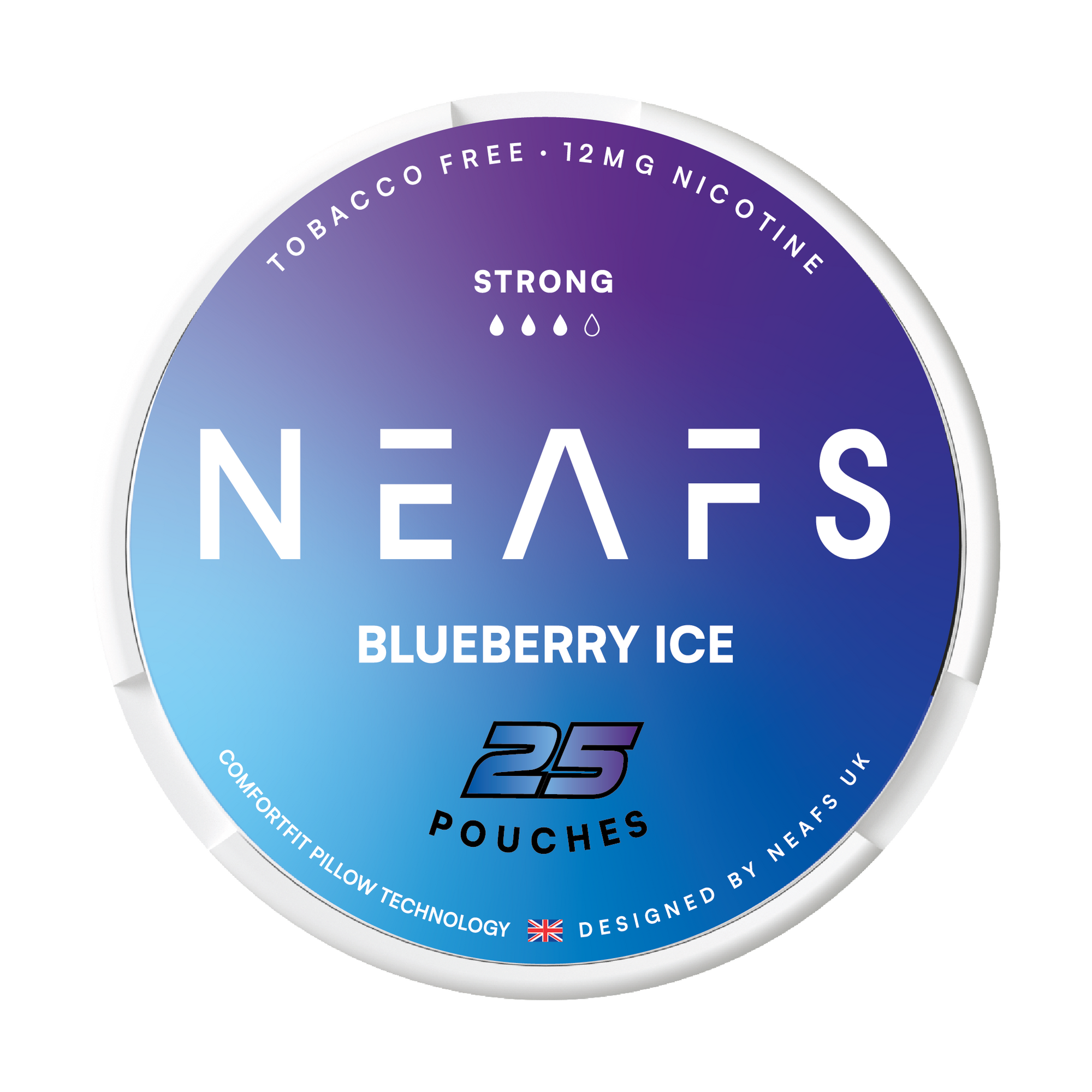 NEAFS Nicotine Pouches - BLUEBERRY ICE - 25 Nicotine Pouches - multiVAPE