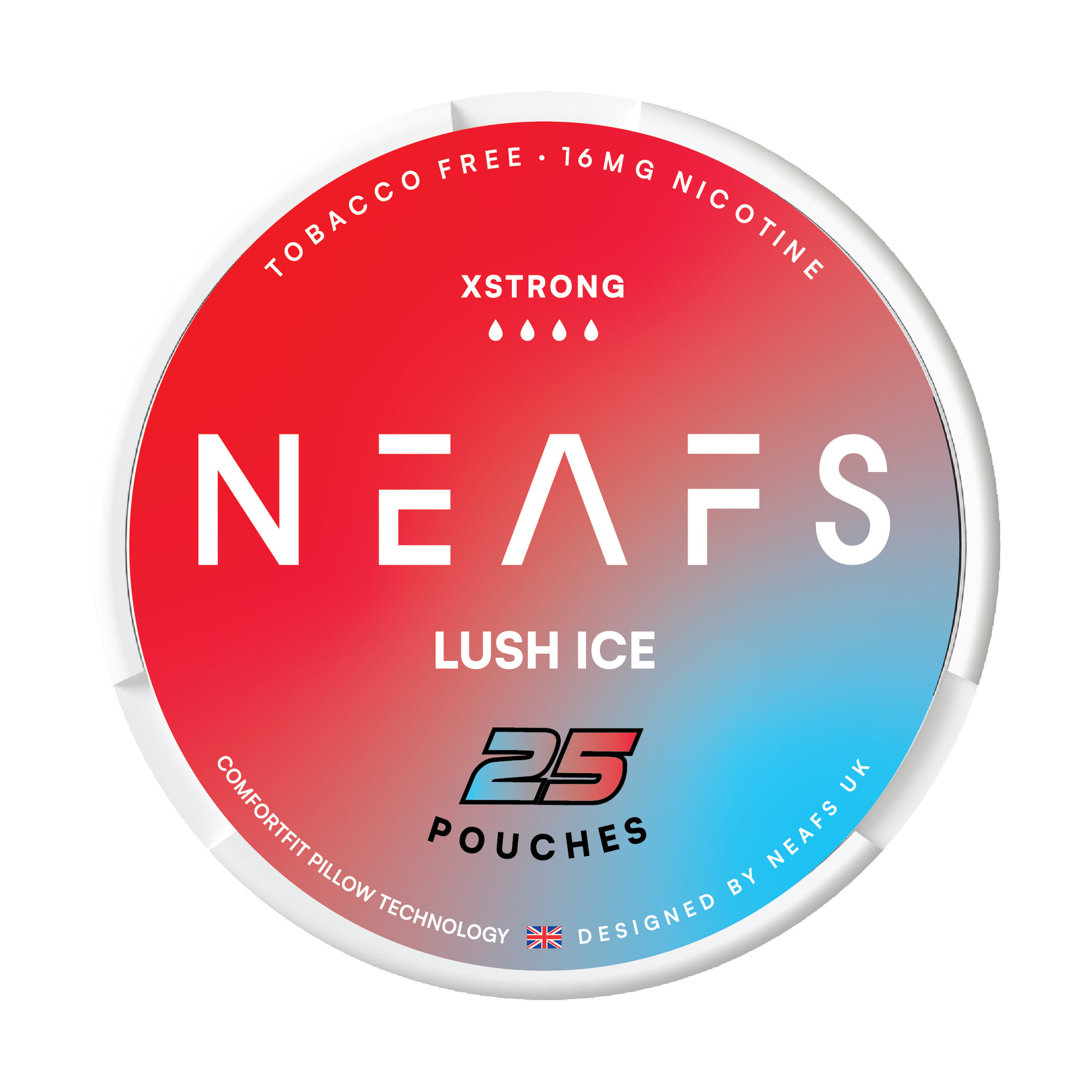 NEAFS Nicotine Pouches - LUSH ICE - 25 Nicotine Pouches - multiVAPE