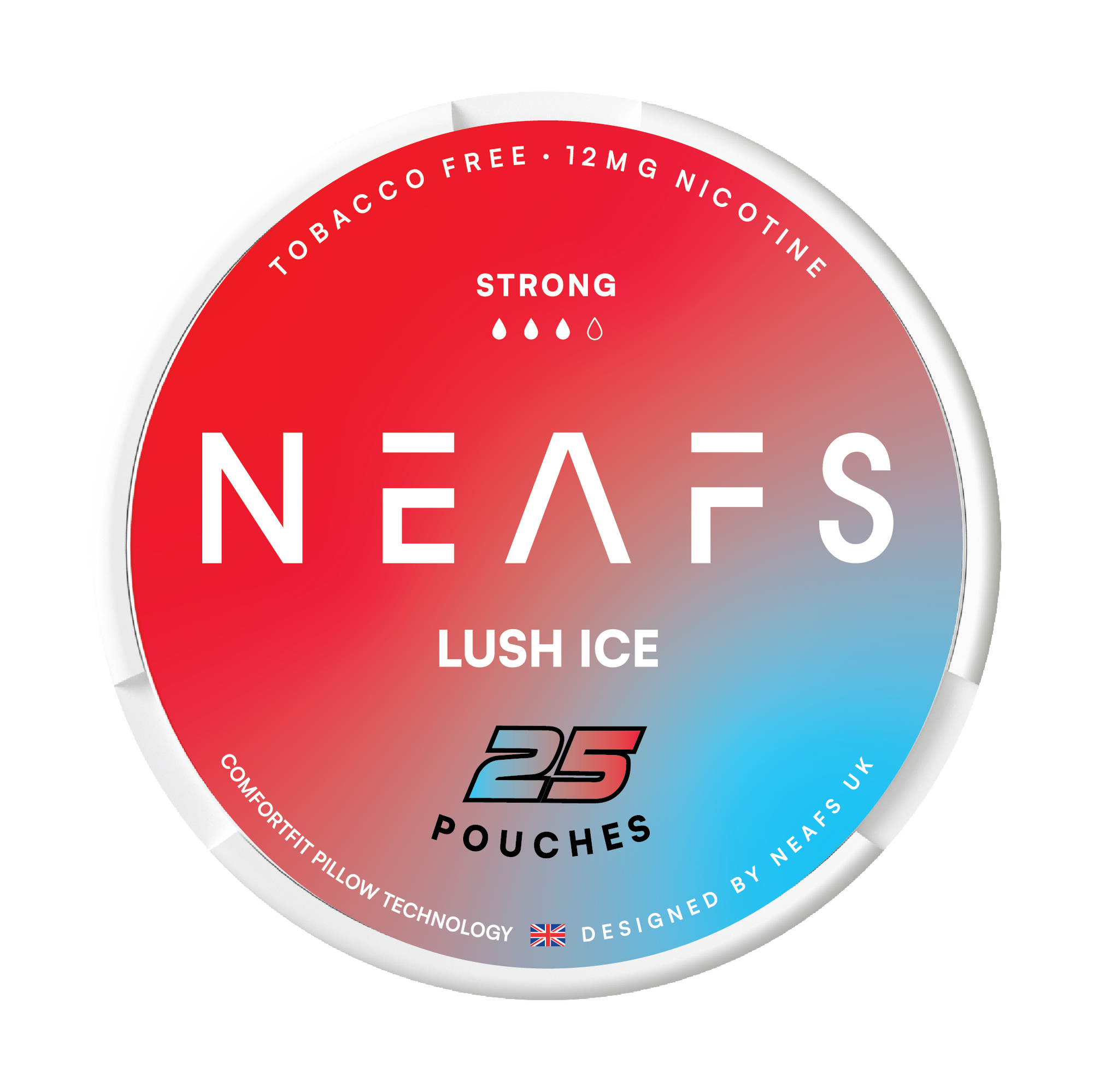 NEAFS Nicotine Pouches - LUSH ICE - 25 Nicotine Pouches - multiVAPE