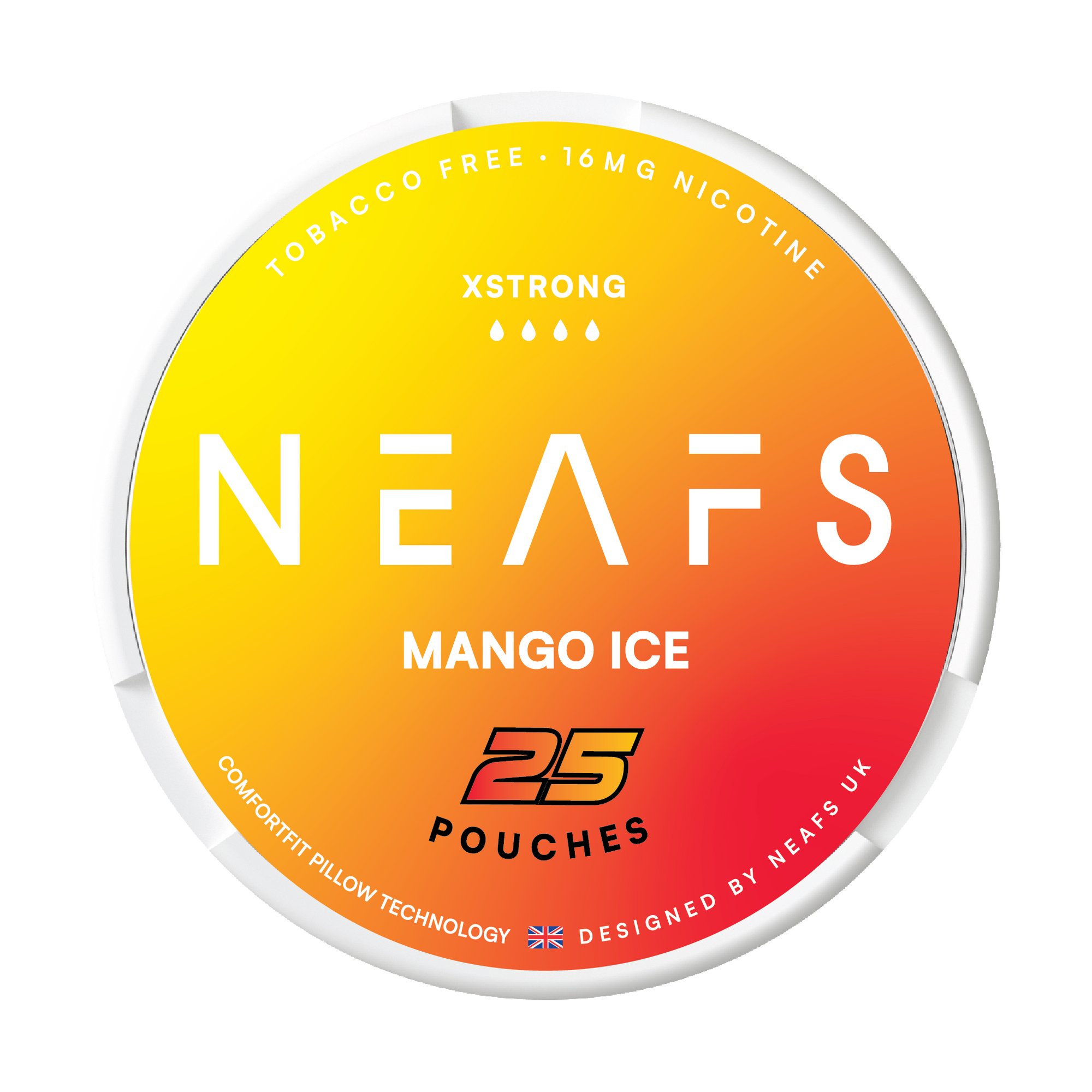 NEAFS Nicotine Pouches - MANGO ICE - 25 Nicotine Pouches - multiVAPE