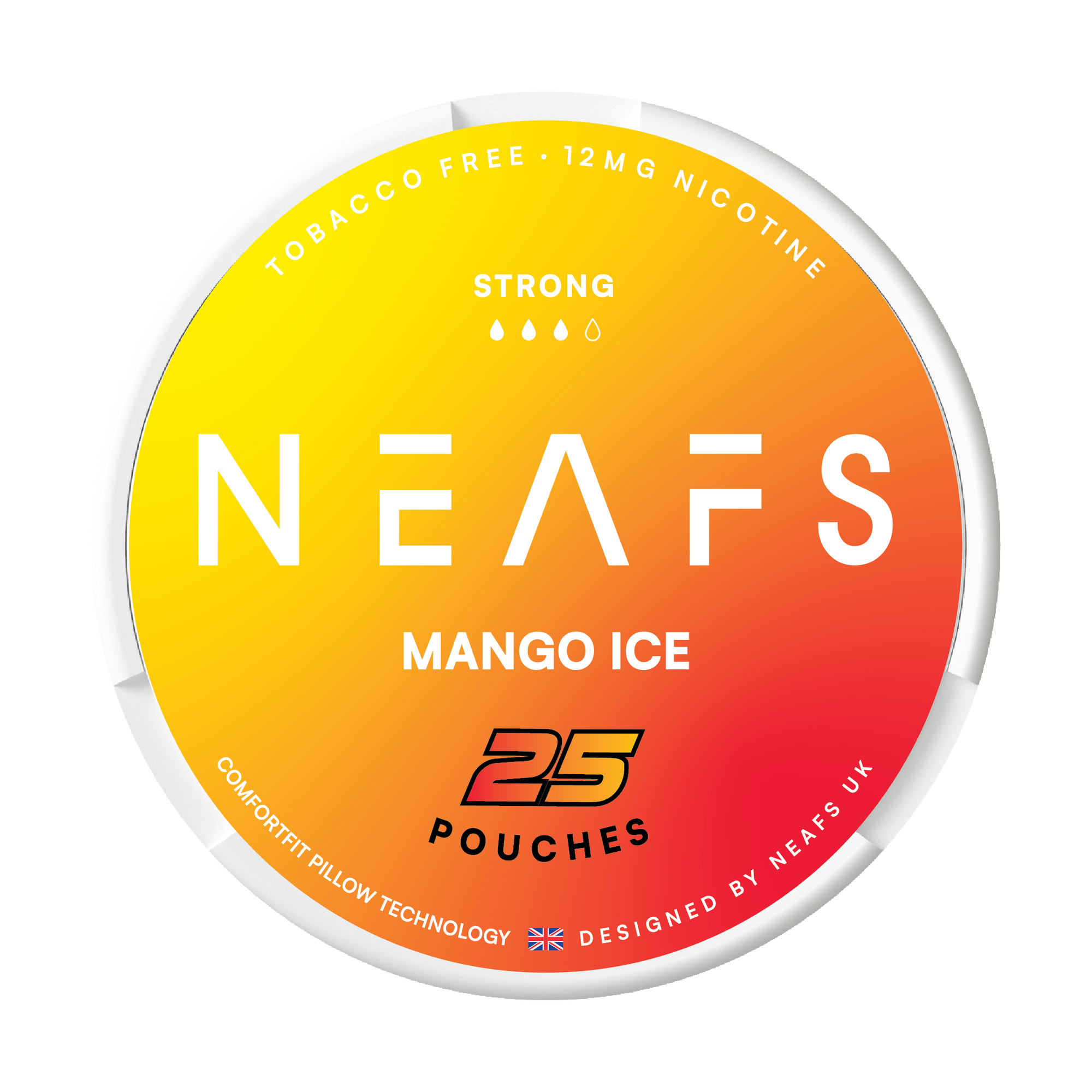 NEAFS Nicotine Pouches - MANGO ICE - 25 Nicotine Pouches - multiVAPE