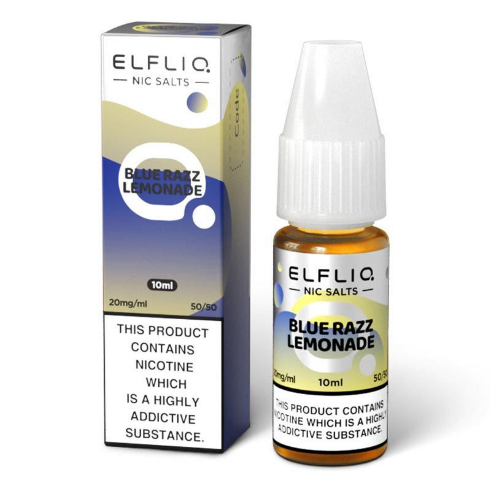 elfbar nic salts nicotine salt blue razz lemonade nicotine