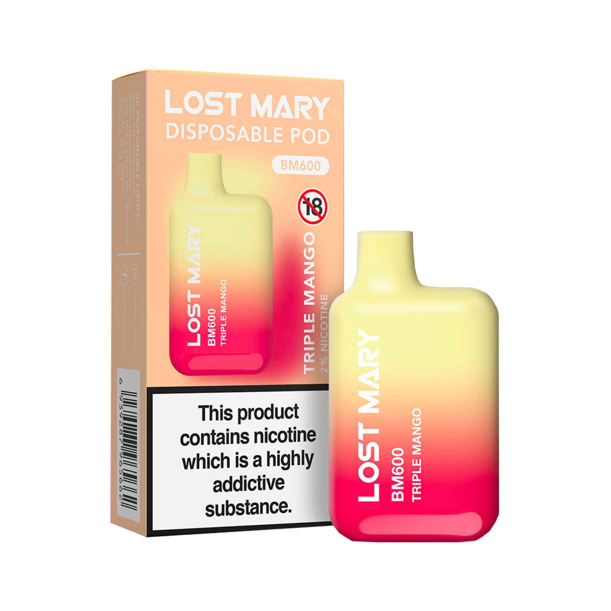 Lost Mary Disposable Vape Triple Mango