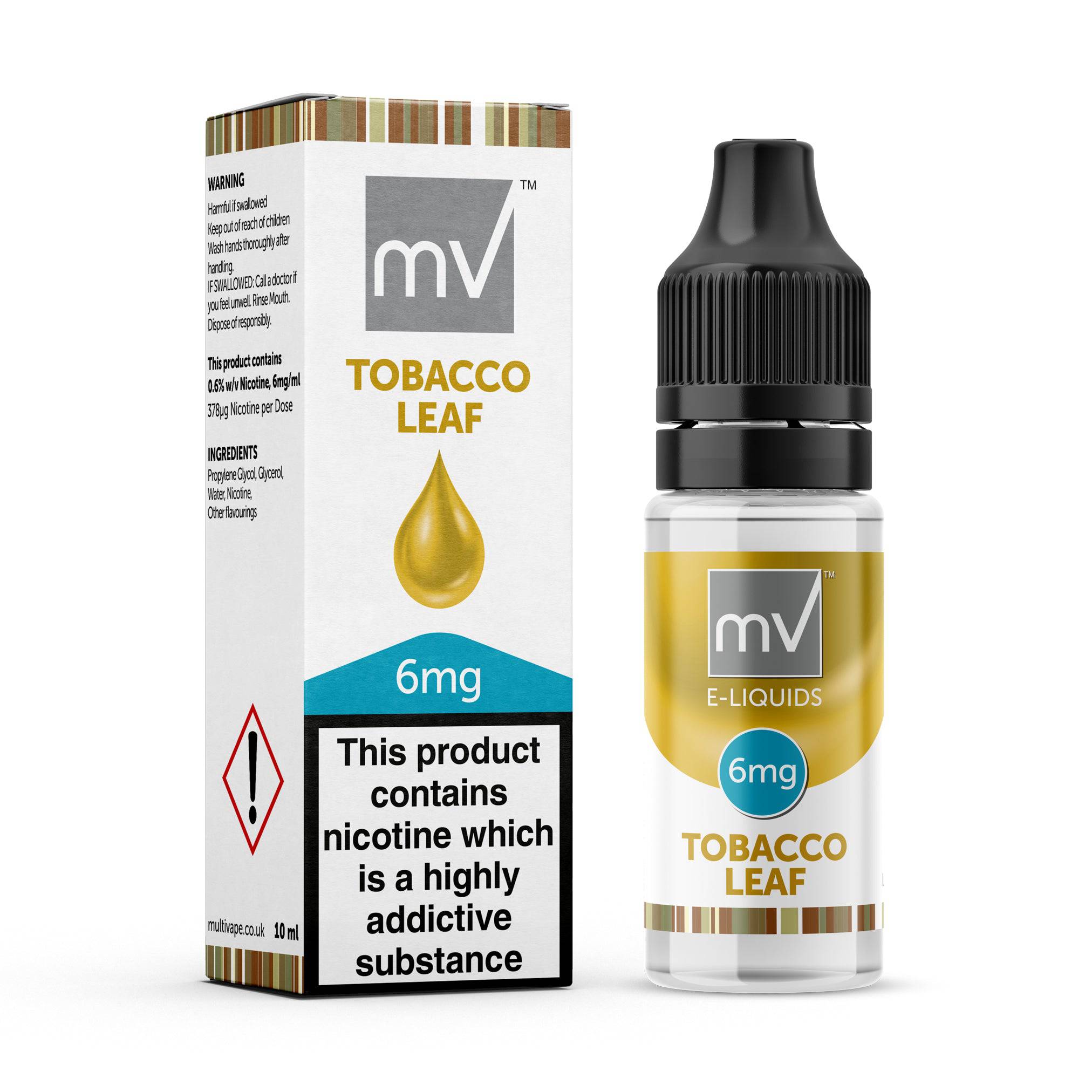 MV Tobacco Leaf E Liquid multiVAPE