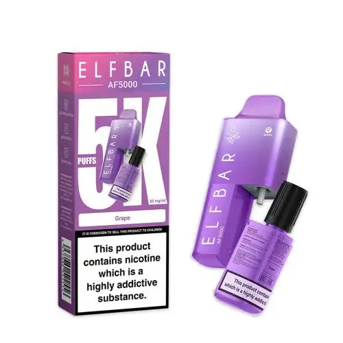 disposable vapes elf bar 5000 vapes grape flavour vape 