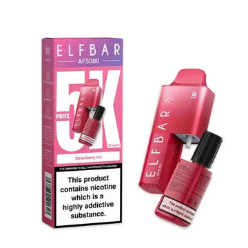 Elf Bar AF5000 Disposable Vape | Strawberry Ice | 20mg |