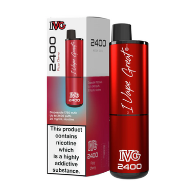 disposable vapes cherry flavour vapes ivg 2400 vapes