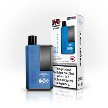 disposable vapes ivg vapes ivg smart 5500 vapes blue raspberry flavour vape