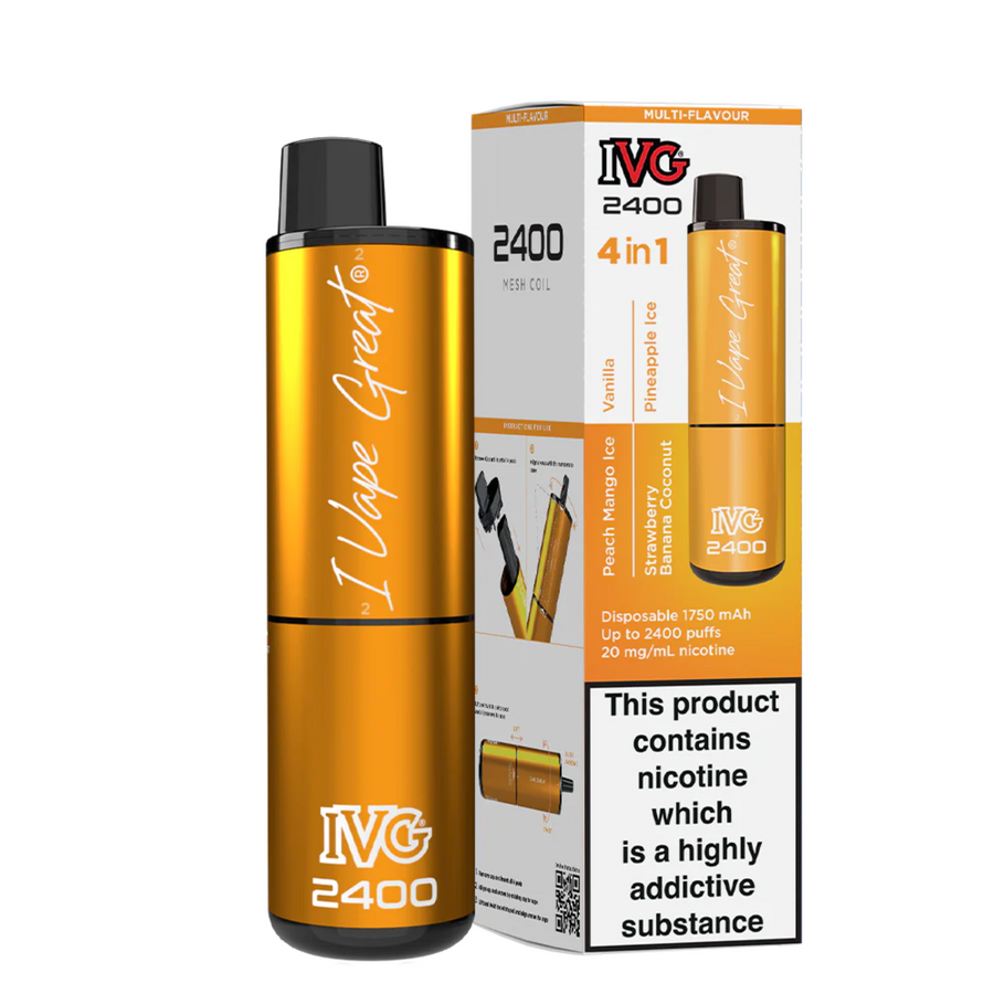 IVG 2400 Exotic Edition Disposable Vape | 4-in-1 Flavours |