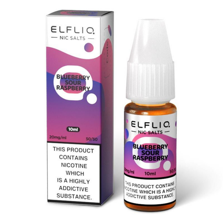 ElfBar Elfliq Nic Salts -  Nicotine Salts 20mg - Blueberry Sour Raspberry