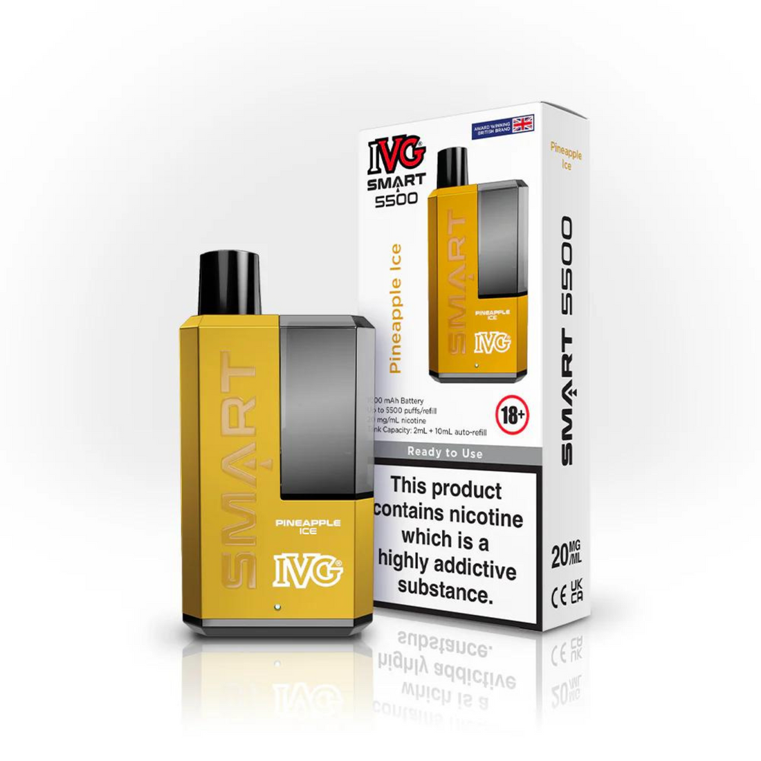 IVG Smart 5500 Vape | Pineapple Ice | Disposable Vapes