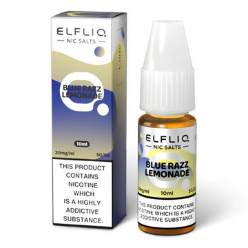 elfbar nic salts nicotine salt blue razz lemonade nicotine 