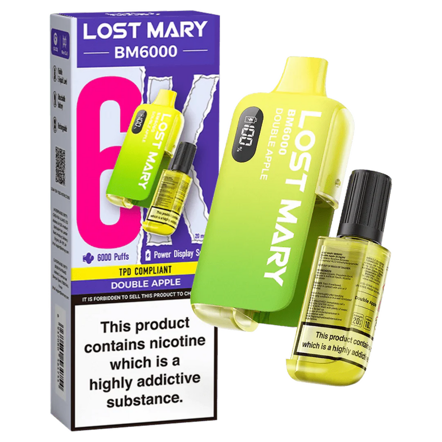 disposable vapes lost mary vapes apple flavour vapes