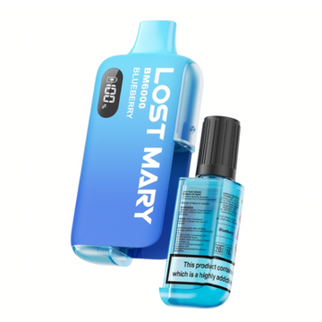 Lost Mary Disposable Vapes BM6000 - Prefilled Kit | Blueberry | 20mg |