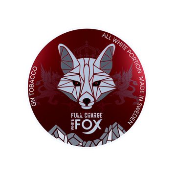 White Fox Nicotine Pouch - Full Charge Flavour Nicotine Pouches 15mg