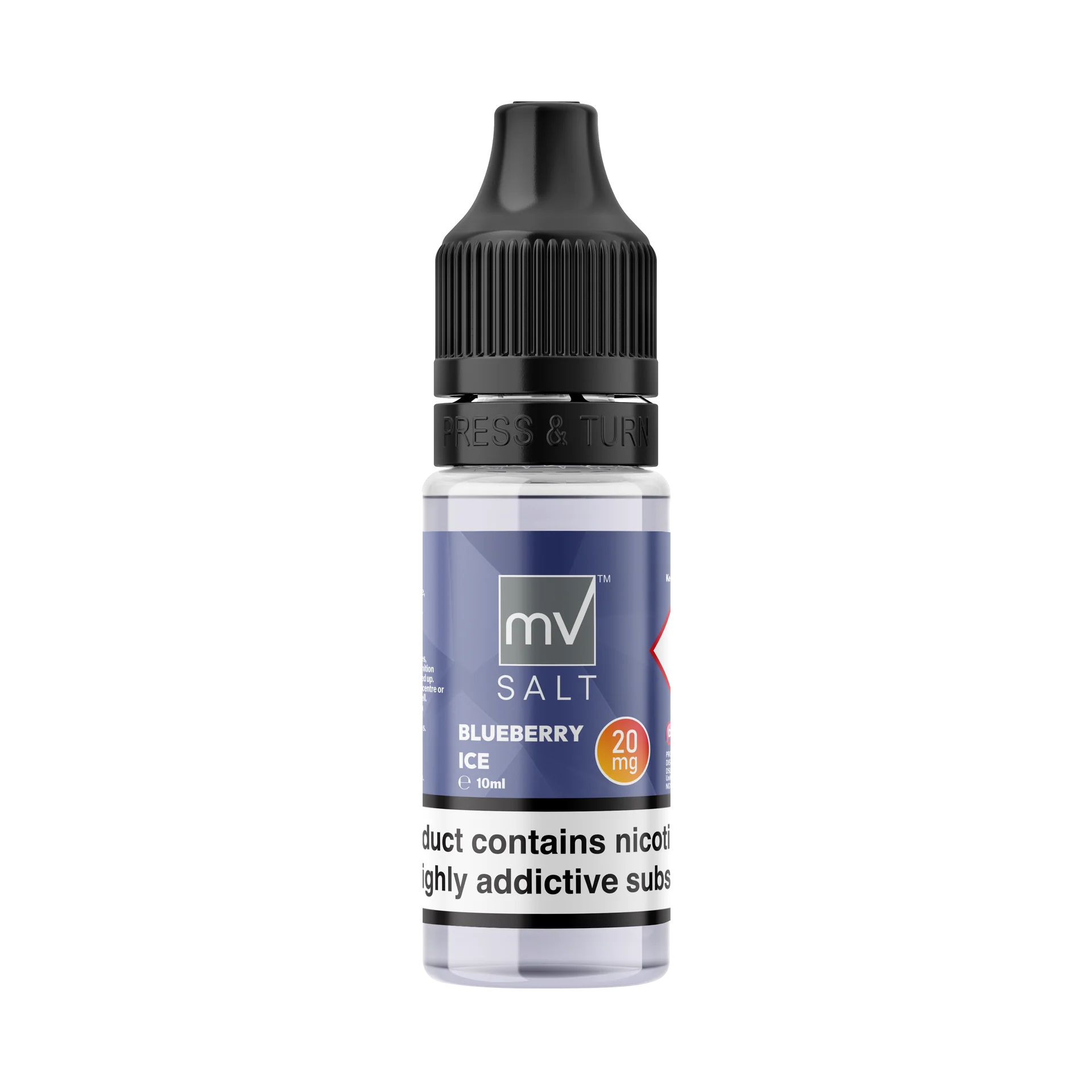 MV Blueberry Ice Salt Nic E-Liquid - multiVAPE