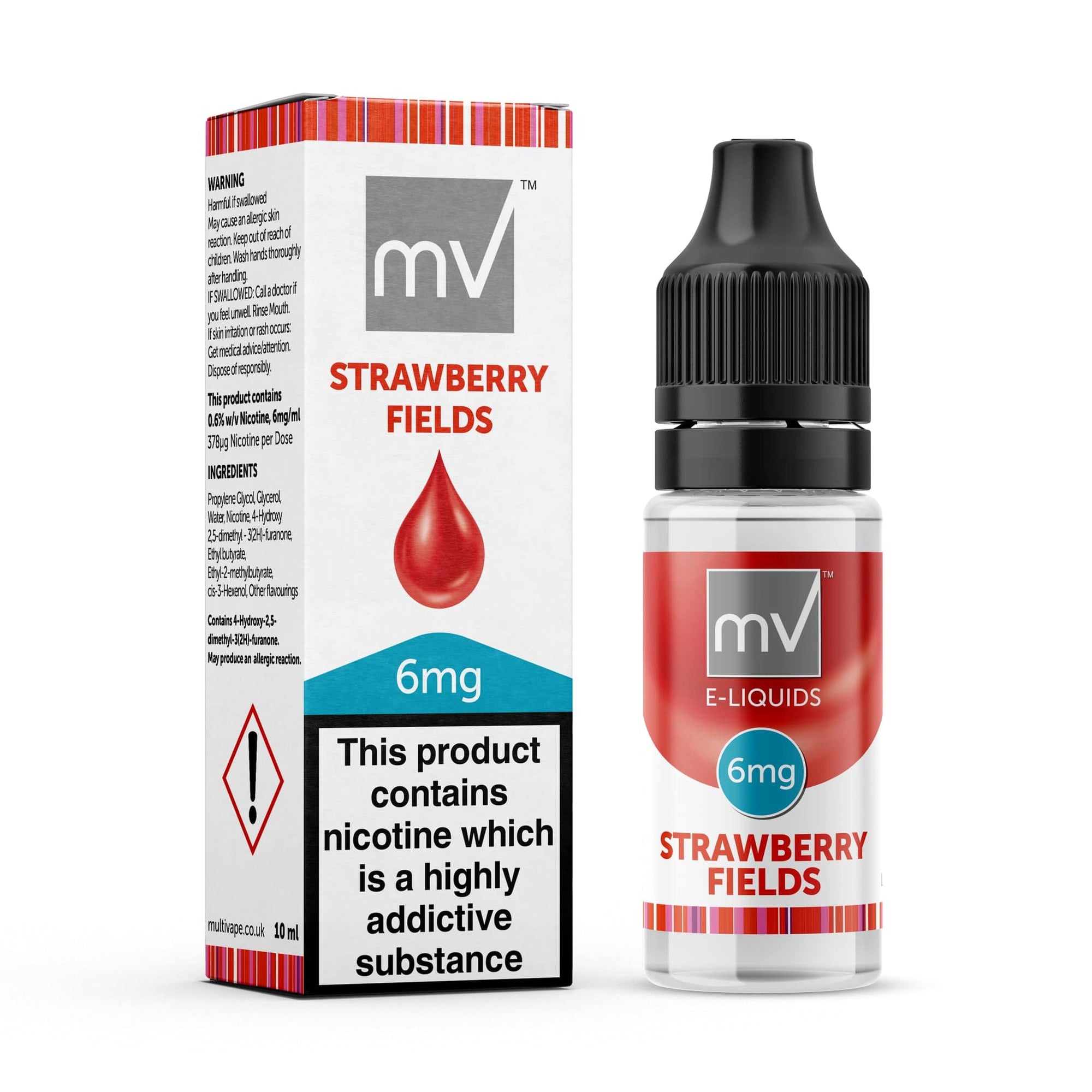 MV Strawberry Fields E-Liquid - multiVAPE